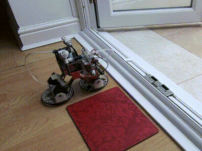 Robot as mobile 4DOF pick & place arm